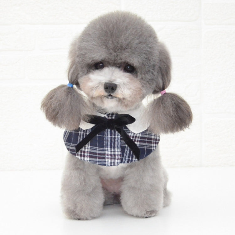 Dog Shawl Small Cloak Pet Bow Ttie Saliva Towel Pet Accessories, S, M, L