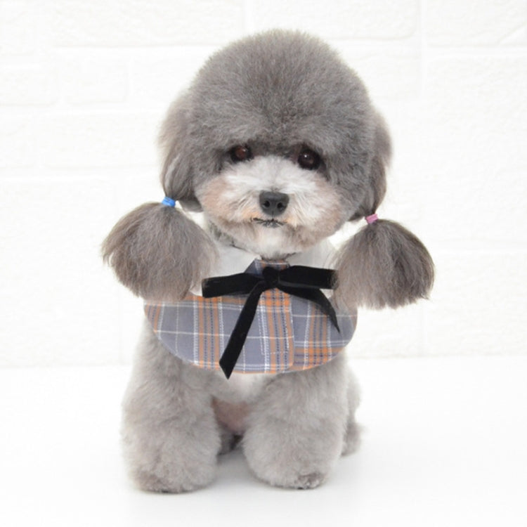 Dog Shawl Small Cloak Pet Bow Ttie Saliva Towel Pet Accessories, S, M, L