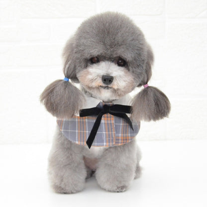 Dog Shawl Small Cloak Pet Bow Ttie Saliva Towel Pet Accessories, S, M, L