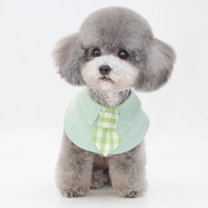 Pet Shawl Scarf Saliva Towel Dog Clothes Accessories, S, M