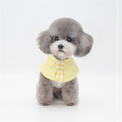 Pet Shawl Scarf Saliva Towel Dog Clothes Accessories, S, M