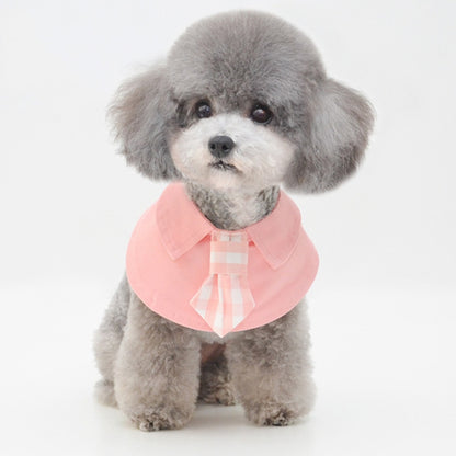 Pet Shawl Scarf Saliva Towel Dog Clothes Accessories, S, M