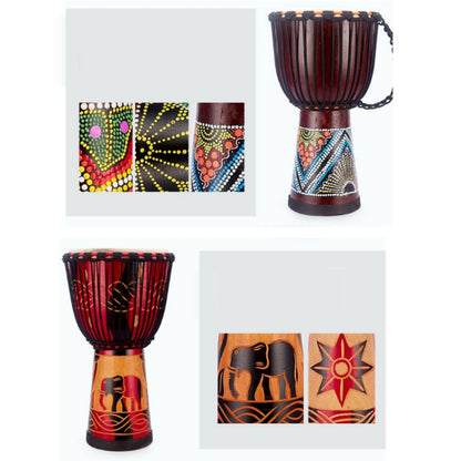 African Drum Children Kindergarten Percussion Instruments Sheepskin Tambourine, Random Delivery, Small 8 In Engraved, Standard 8 In Engraved, Big 8 In Engraved, Small 10 In Engraved, Standard 10 In Engraved, Big 10 In Engraved, Small  12 In Engraved...