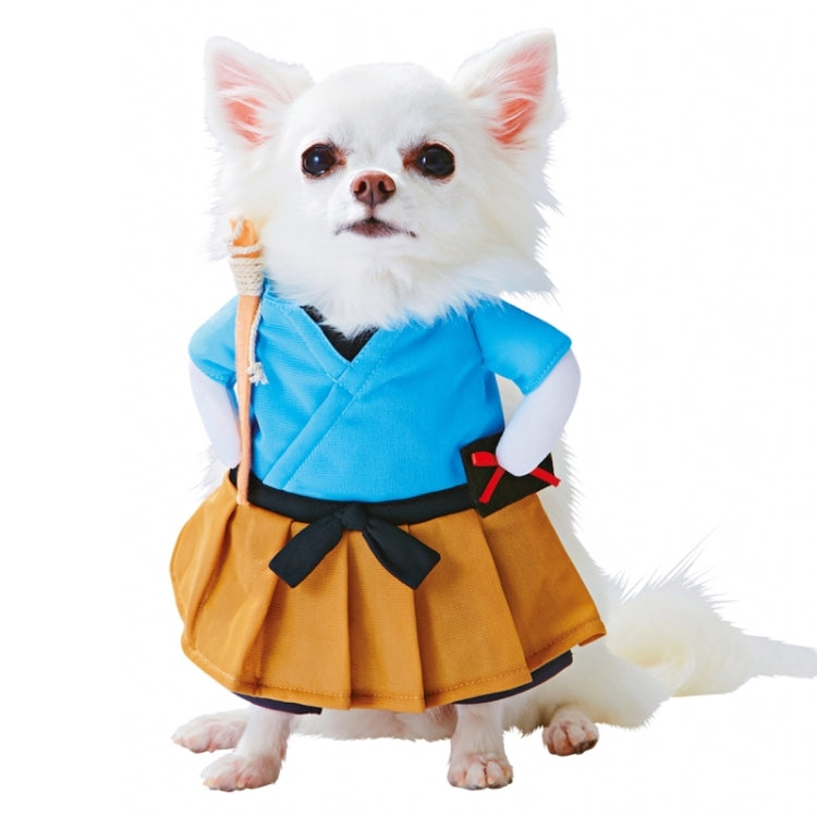 Funny Cat Dog Costume Uniform Suit Cat Clothes Costume Puppy Clothes Dressing Up Suit Party Clothing for Cat Cosplay Clothes, S, XL