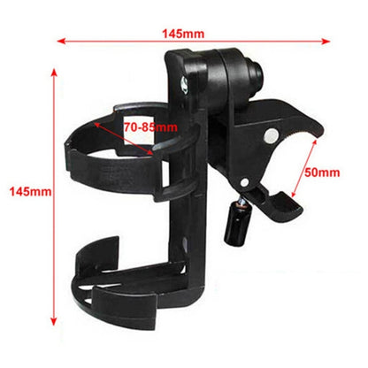 Rotatable Lockable Bicycle Bottle Cage Baby Stroller Bottle Holder Bicycle Water Bottle Holder, Lockable Bicycle Bottle