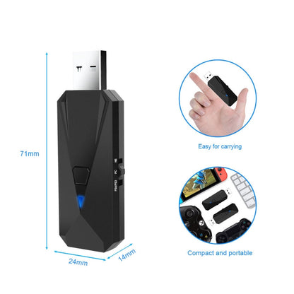 JYS-P4135 Wired + Wireless Bluetooth Gamepad Converter Adapter For PS4 / PS3 / Switch / PC, For PS4 / PS3 / Switch / PC