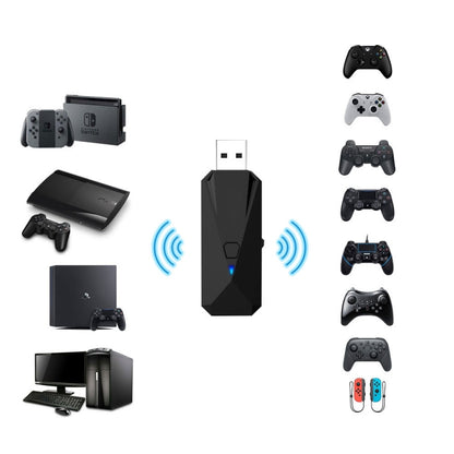 JYS-P4135 Wired + Wireless Bluetooth Gamepad Converter Adapter For PS4 / PS3 / Switch / PC, For PS4 / PS3 / Switch / PC