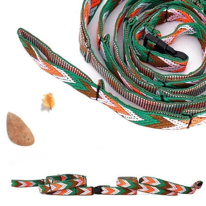 Outdoor Camping Tent Storage Lanyard Lengthened Bundled Clothesline, Brown, Green, Pink, Black