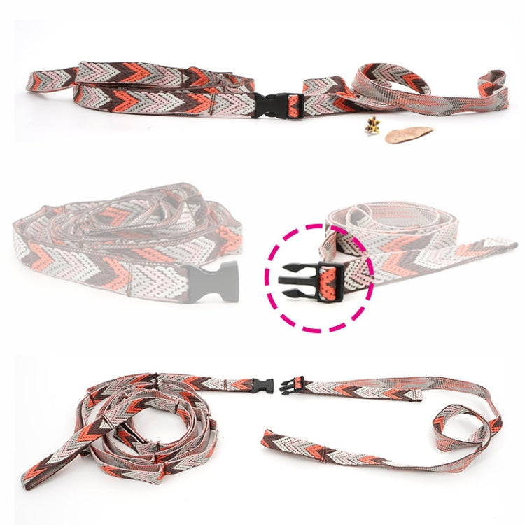 Outdoor Camping Tent Storage Lanyard Lengthened Bundled Clothesline, Brown, Green, Pink, Black