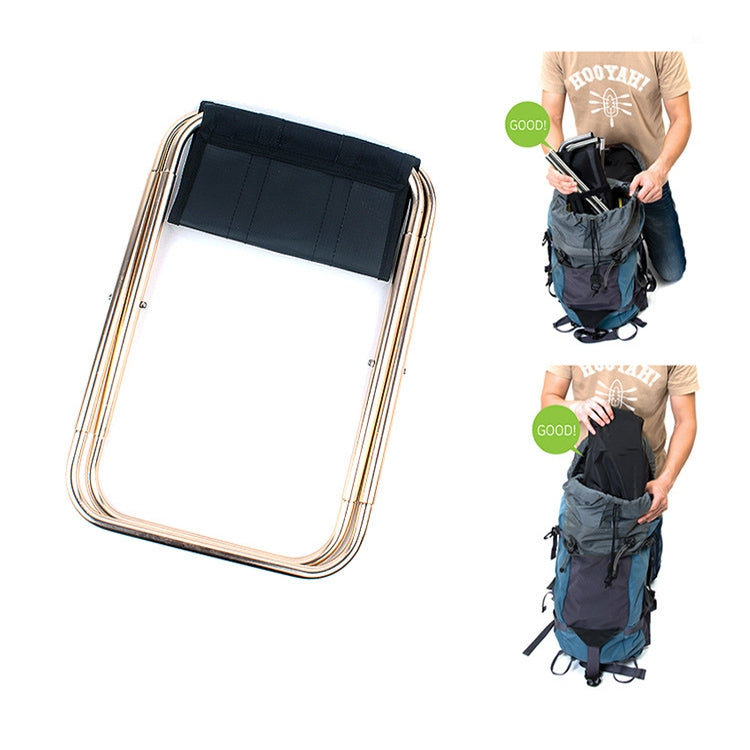 CLS 7075 Aluminum Alloy Fishing Chair Portable Camping Train Stool, Size: 24.8x22.5x27cm, CLS 7075(Ocean), CLS 7075(Scorching Sun)