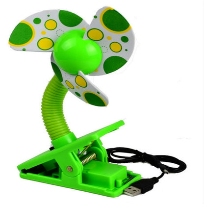 Baby Crib Stroller Fan Mini Portable Clip USBCharging Dormitory Office Small Electric Fan