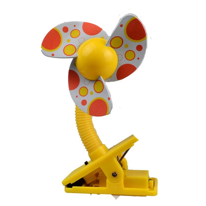 Baby Crib Stroller Fan Mini Portable Clip USBCharging Dormitory Office Small Electric Fan