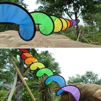 Outdoor Spiral Rainbow Strip Tent Ornament
