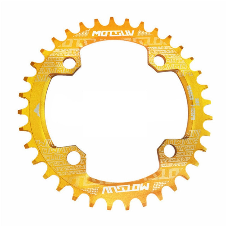 MOTSUV Round Narrow Wide Chainring MTB  Bicycle 104BCD Tooth Plate Parts, Disk 32T, Disk 34T, Disk 36T, Disk 38T, Elliptic plate  32T, Elliptic plate 34T, Elliptic plate 36T, Elliptic plate 38T