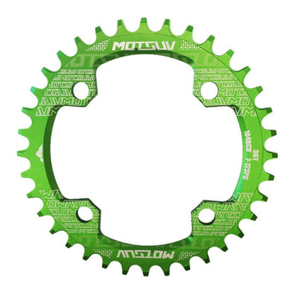 MOTSUV Round Narrow Wide Chainring MTB  Bicycle 104BCD Tooth Plate Parts, Disk 32T, Disk 34T, Disk 36T, Disk 38T, Elliptic plate  32T, Elliptic plate 34T, Elliptic plate 36T, Elliptic plate 38T