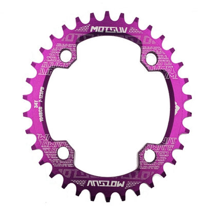 MOTSUV Round Narrow Wide Chainring MTB  Bicycle 104BCD Tooth Plate Parts, Disk 32T, Disk 34T, Disk 36T, Disk 38T, Elliptic plate  32T, Elliptic plate 34T, Elliptic plate 36T, Elliptic plate 38T