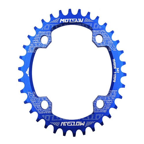 MOTSUV Round Narrow Wide Chainring MTB  Bicycle 104BCD Tooth Plate Parts, Disk 32T, Disk 34T, Disk 36T, Disk 38T, Elliptic plate  32T, Elliptic plate 34T, Elliptic plate 36T, Elliptic plate 38T