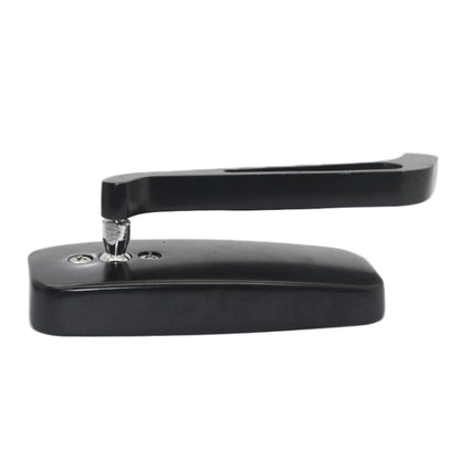 Anti-glare Square Aluminum Motorcycle Modified Rearview Mirror, White Mirror, Anti-glare