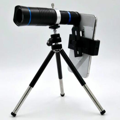 Bolanke Universal 20 Times Mobile Phone Telephoto Lens Monocular Live Broadcast HD 4K No Vignetting Lens, 20X