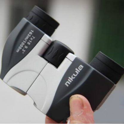 Nikula AU80718 7X18 Binocular Wide-angle HD Low Light Night Vision Telescope, 7X18