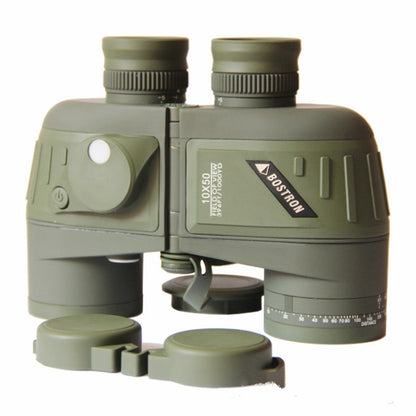 Bostron Telescope High-definition Navigation Floating 10X50 with Compass Waterproof Ranging Low Light Level Night Vision Binoculars, 10X50