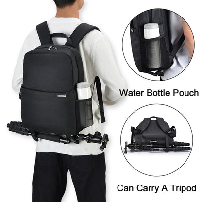 CADeN L4 Double-layer Casual Business Computer Backpack USB Multi-function Digital Camera Bag, TBD0374479001D, TBD0374479001L, TBD0374479001A, TBD0374479001B