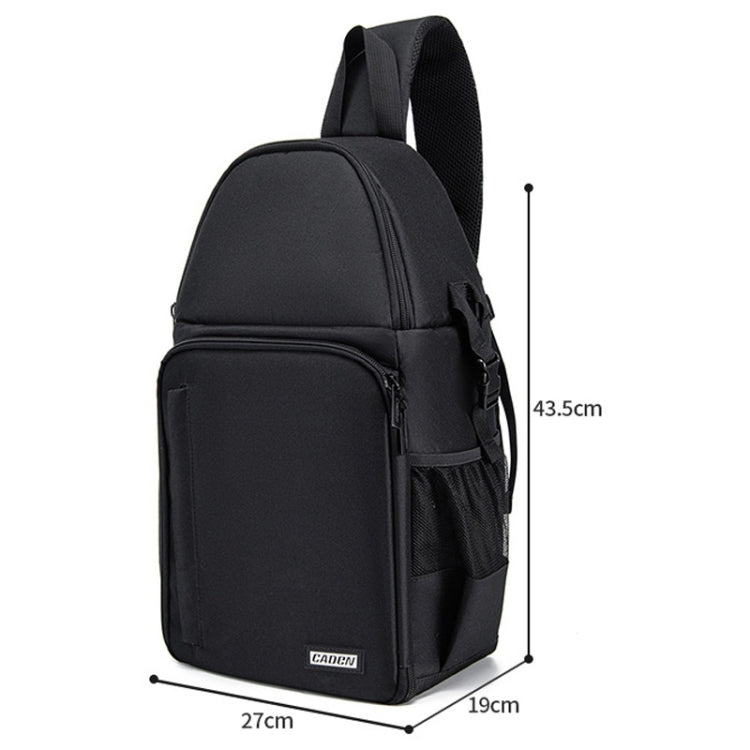 CADeN D15 Messenger Single Shoulder Multifunction Open Cover Photography Backpack Outdoor Leisure SLR Camera Backpack, D15