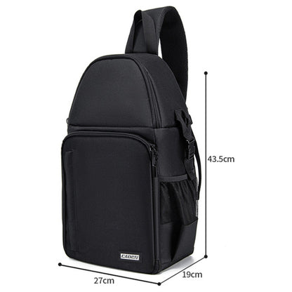 CADeN D15 Messenger Single Shoulder Multifunction Open Cover Photography Backpack Outdoor Leisure SLR Camera Backpack, D15
