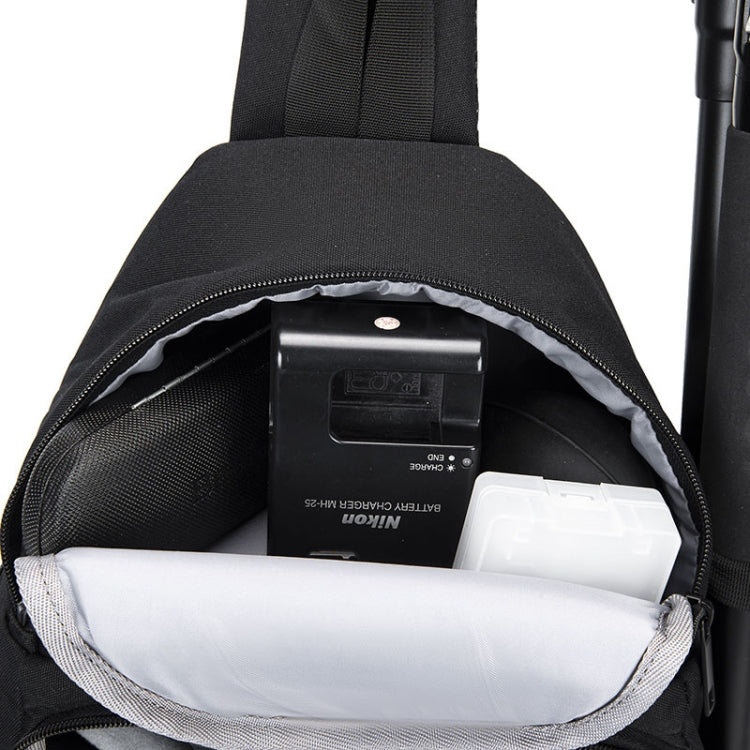 CADeN D15 Messenger Single Shoulder Multifunction Open Cover Photography Backpack Outdoor Leisure SLR Camera Backpack, D15
