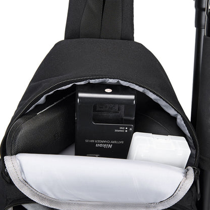 CADeN D15 Messenger Single Shoulder Multifunction Open Cover Photography Backpack Outdoor Leisure SLR Camera Backpack, D15