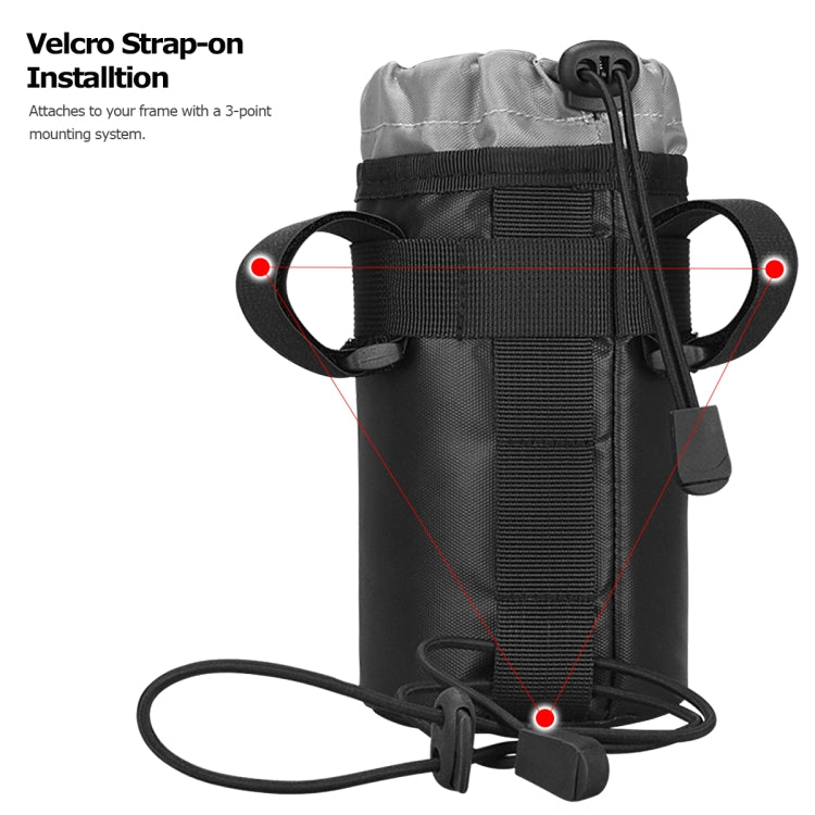 SAHOO 0.5L Bicycle Thermal Insulation Polyester Water Bottle Chartered Front Bag, SAHOO 0.5L Bicycle Front Bag