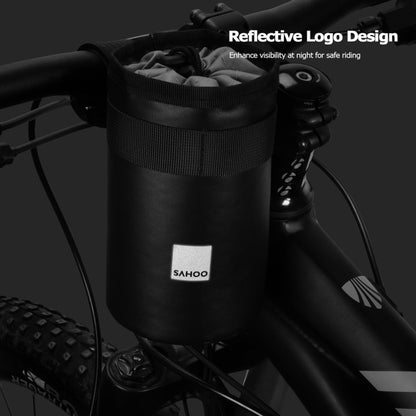 SAHOO 0.5L Bicycle Thermal Insulation Polyester Water Bottle Chartered Front Bag, SAHOO 0.5L Bicycle Front Bag