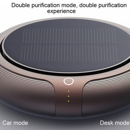 Intelligent Formaldehyde Removal Haze Negative Ion Solar Car Air Purifier, Solar Car Air Purifier(Black), Solar Car Air Purifier(Gold)