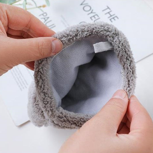 Singe Fast Dry Hair Gloves Quick Drying Coral Velvet Absorbent Gloves