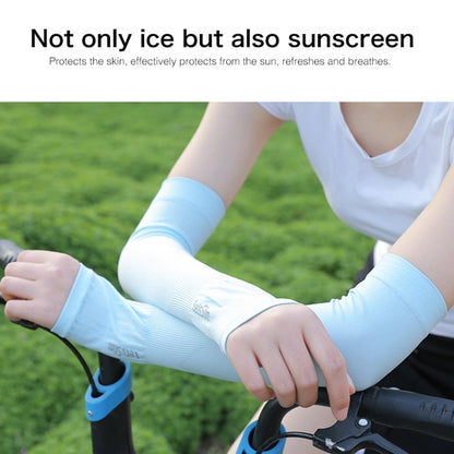 Long Ice Silk Sunscreen Sleeves Cycling Driving Outdoor UV Arm Oversleeve,  Length: 38cm, Ice Silk Arm Oversleeve (White), Ice Silk Arm Oversleeve (Black), Ice Silk Arm Oversleeve (Gray), Ice Silk Arm Oversleeve (Blue), Ice Silk Arm Oversleeve (Pink)