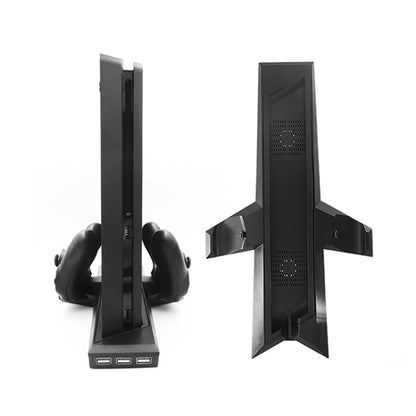 Game Console Radiator And Dual Handle Charging Base For PS4 / PS4 Slim, For PS4 / PS4 Slim