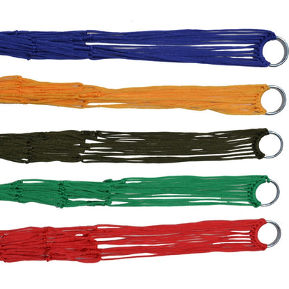 9 Strand Nylon Rope Hammock Portable Camping Leisure Mesh Hammock, 240x80cm Blue, 240x80cm Green, 240x80cm Orange, 240x80cm Red, 240x80cm Military Green