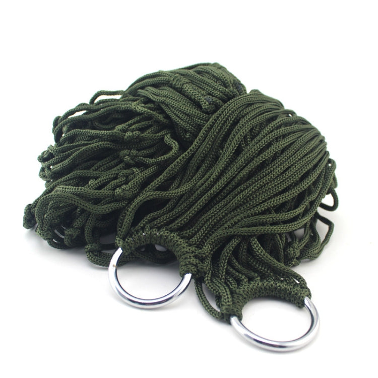 9 Strand Nylon Rope Hammock Portable Camping Leisure Mesh Hammock, 240x80cm Blue, 240x80cm Green, 240x80cm Orange, 240x80cm Red, 240x80cm Military Green