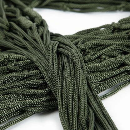 9 Strand Nylon Rope Hammock Portable Camping Leisure Mesh Hammock, 240x80cm Blue, 240x80cm Green, 240x80cm Orange, 240x80cm Red, 240x80cm Military Green