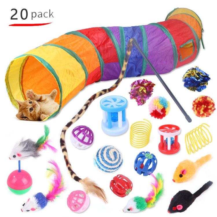 Pet Cat Toy Set Funny Cat Stick Plush Mouse Combo Toy,Specification:, No.11 Set, No.13 Set, No. 15 Set