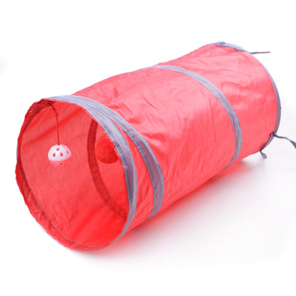 Pet Supplies Cat Ring Paper Two-way Tunnel Can Accommodate Folding Cat Channel, Blue, Red, Sky Blue, Black, Rose Red, Green