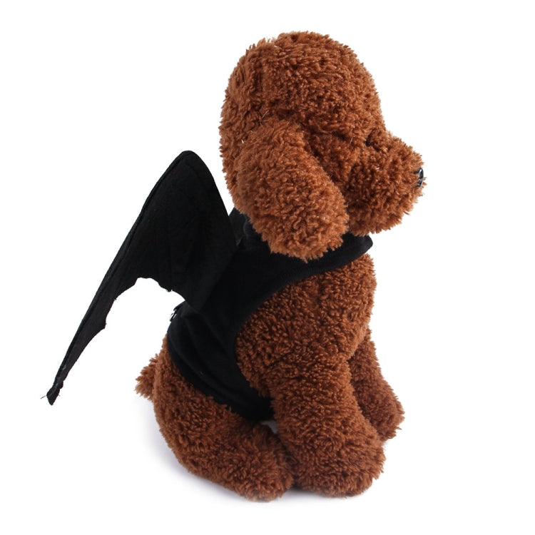 Creative Cat Dog Halloween Bat Wings Funny Props Pet Clothes, L