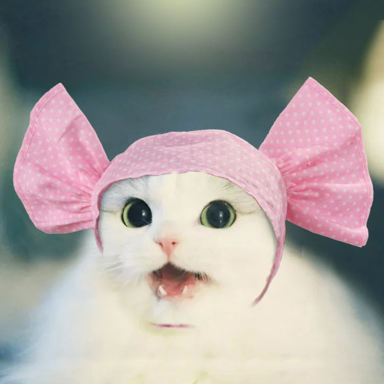 Creative Cat Dog Candy Color Funny Tidy Props Headband Hooded Hat, Blue Dot, Yellow Dot, Pink Dot, Red Umbrella, White Umbrella, Yellow Umbrella
