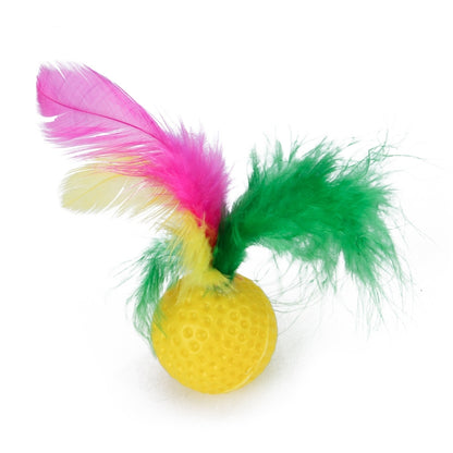 Cat Combination Toy Funny Cat Stick Mouse Bell Ball Feather, 26 in 1 Cat Toy