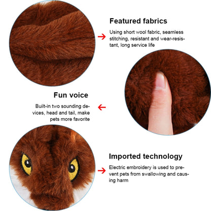 Dog Toy Bite Wear-resistant Vocal Molars Pet Plush Medium Large Supplies, Small, Large