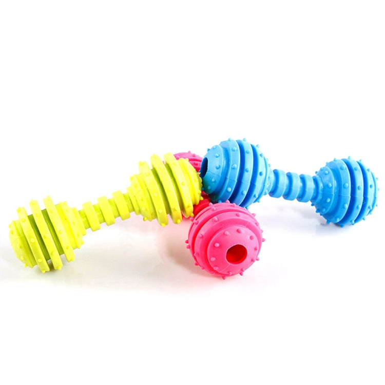 Pet TPR Bite-resistant Toys Safe Non-toxic Dumbbells Molar Toys