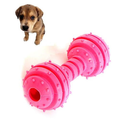 Pet TPR Bite-resistant Toys Safe Non-toxic Dumbbells Molar Toys
