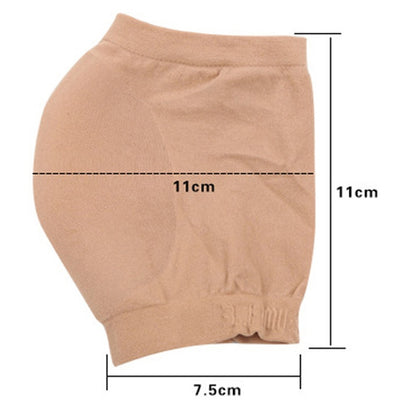 Winter Anti-cracking Silicone Moisturizing Heel Socks, One Pair, S Code (34-39), M Code (39-43), L Code (42-46)
