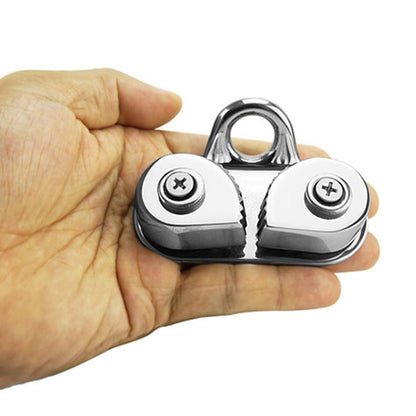 Marine Sailboat 316 Stainless Steel Pulley Rope Clamp, 316 Stainless Steel