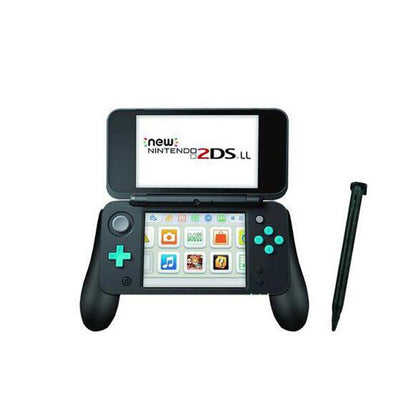 KJH 3 in 1 Handgrip Kit Game Grip + Crystal Ccover + Touch Pen for NEW 2DSLL, For NEW 2DSLL